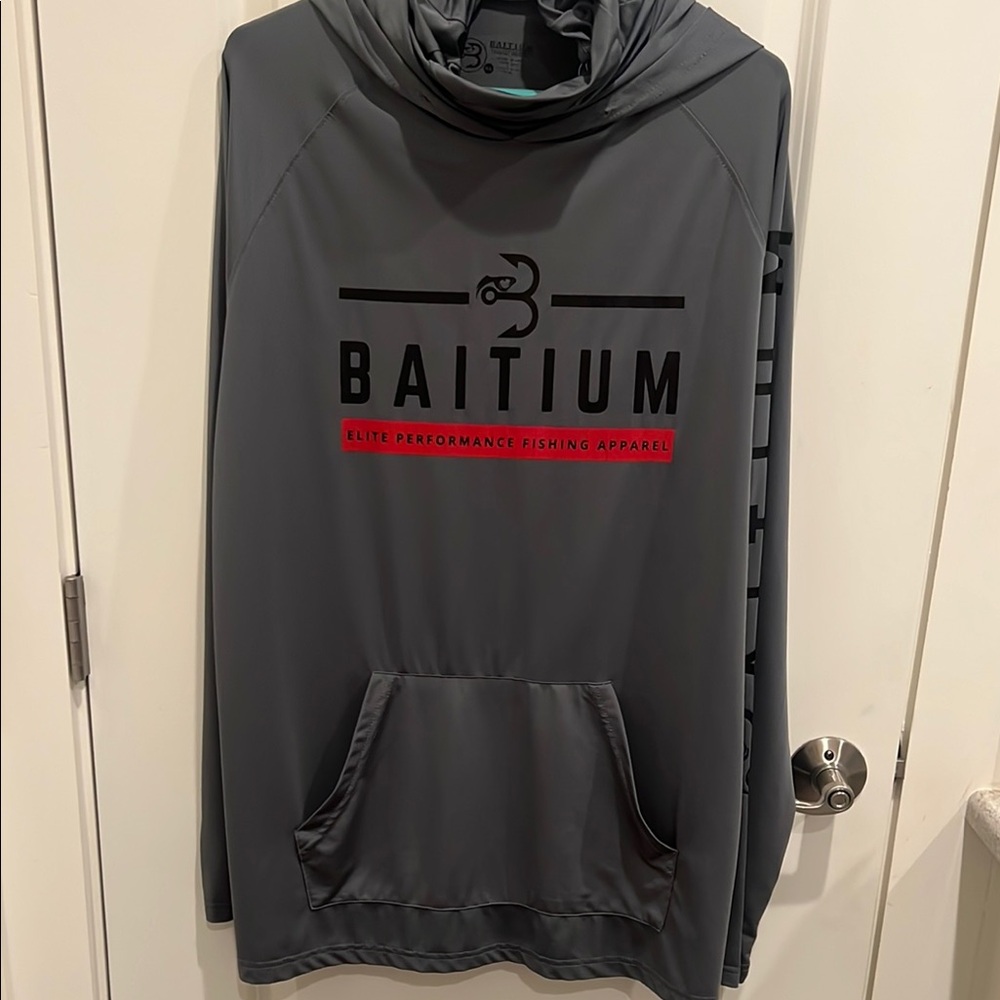 Baitium Gray Performance Hoodie